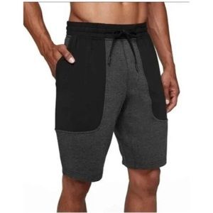 Lululemon City Commute Shorts Men’s S Heathered Black Athletic Casual Activewear
